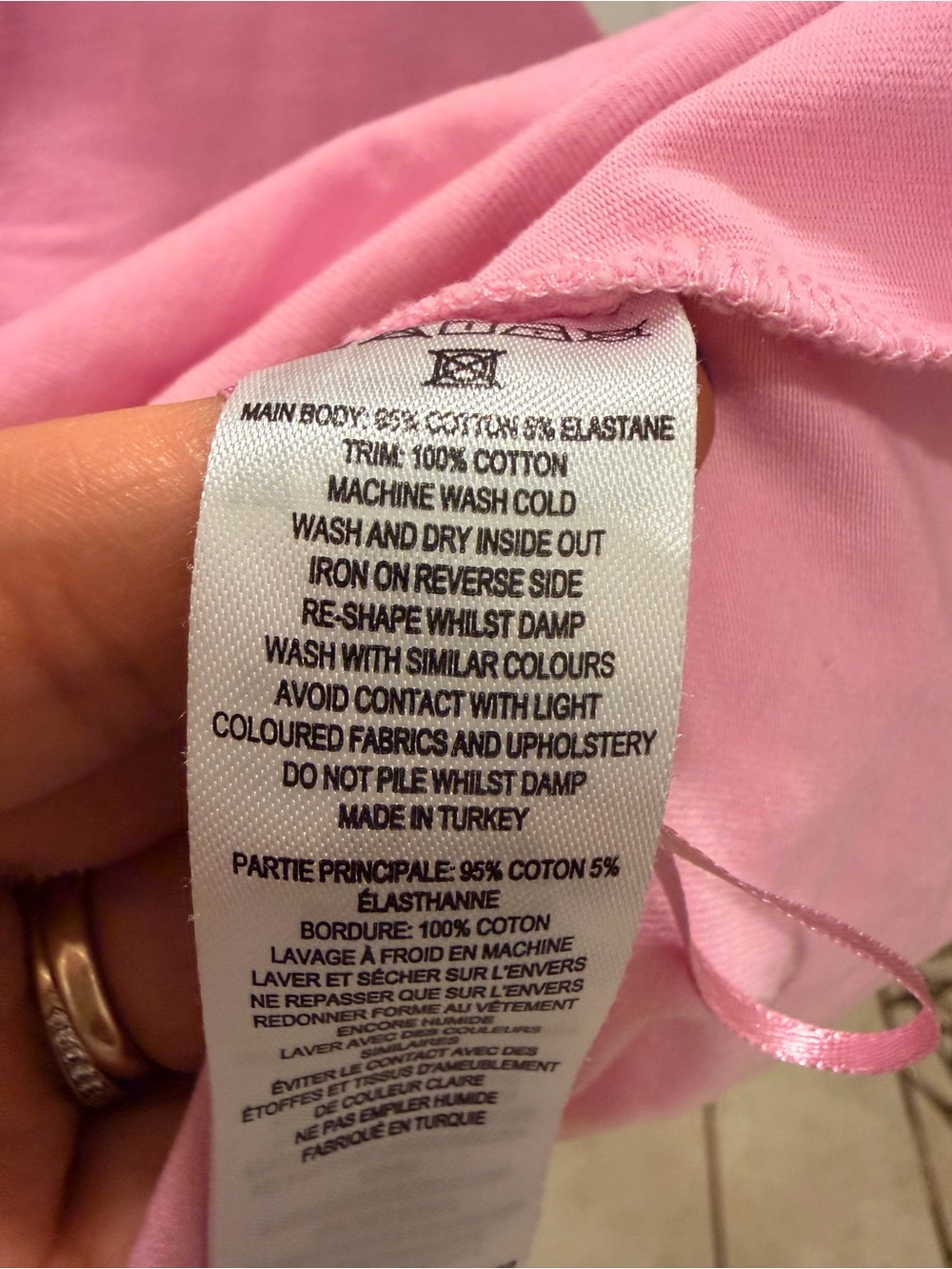 French Connection Rallie Ruched Strap Tank Pink Size Large - Picture 4 of 6